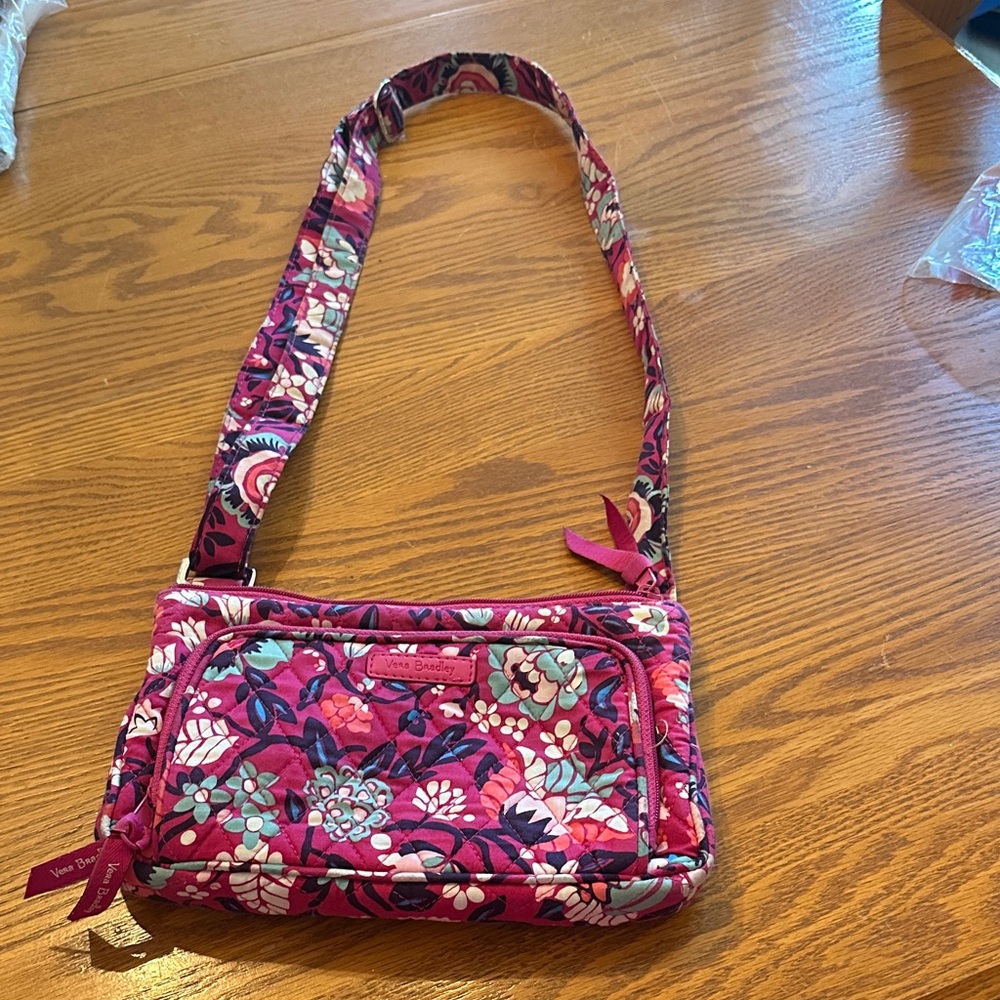 Vera Bradley Pink Floral Crossbody Bag